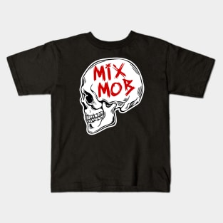 Mix Mob Skull (Red) Kids T-Shirt